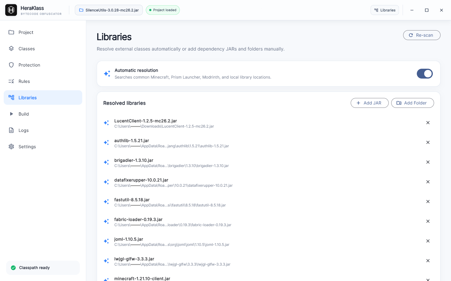 Keep dependencies in view.